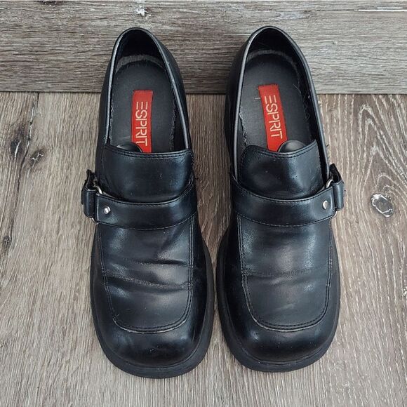 Vintage Esprit Chunky Loafers Size 8.5 - Picture 3 of 12